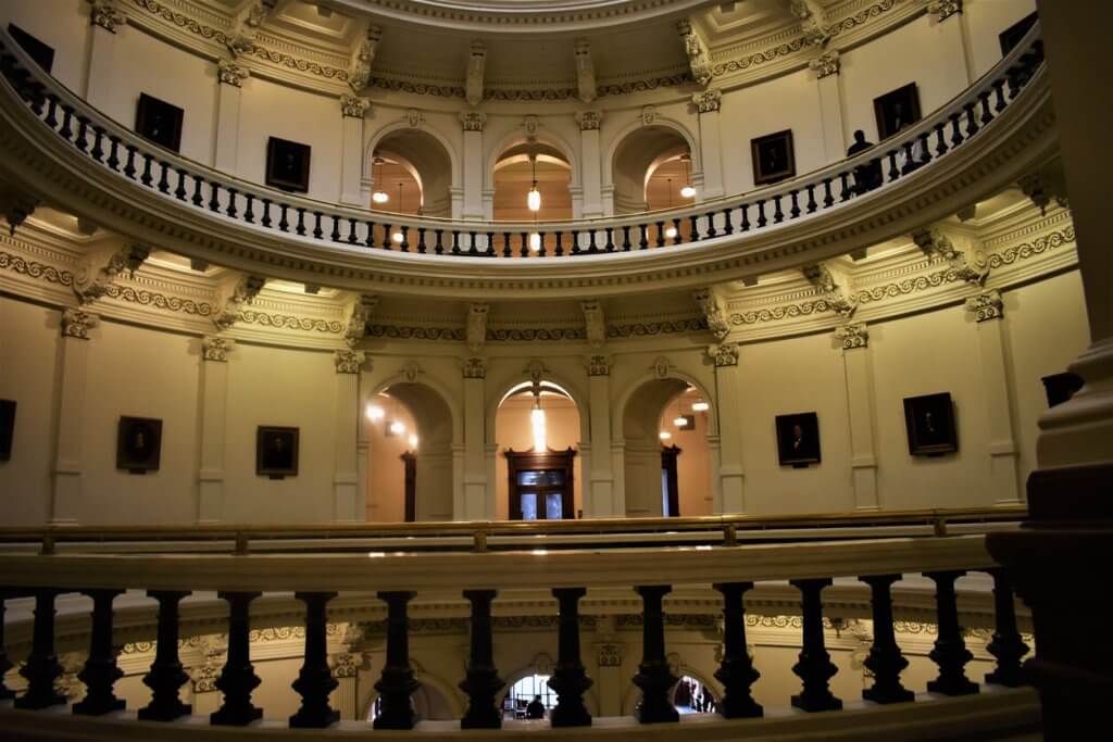 Interior of Austin Capital during a legislative session
